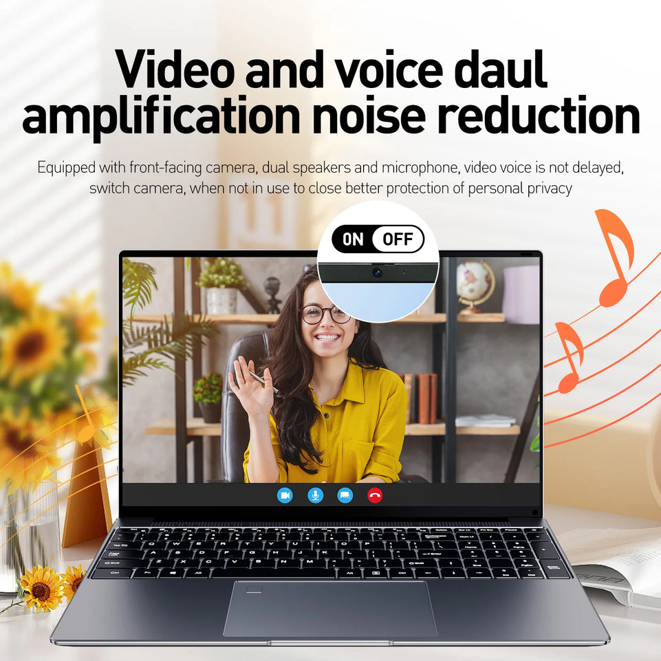 SUXI MantaBook Pro Laptop Intel N5095 14.1 Inch 16GB LPDDR4 RAM 256GB SSD Lightweight Business Computer Notebook FHD Fingerprint