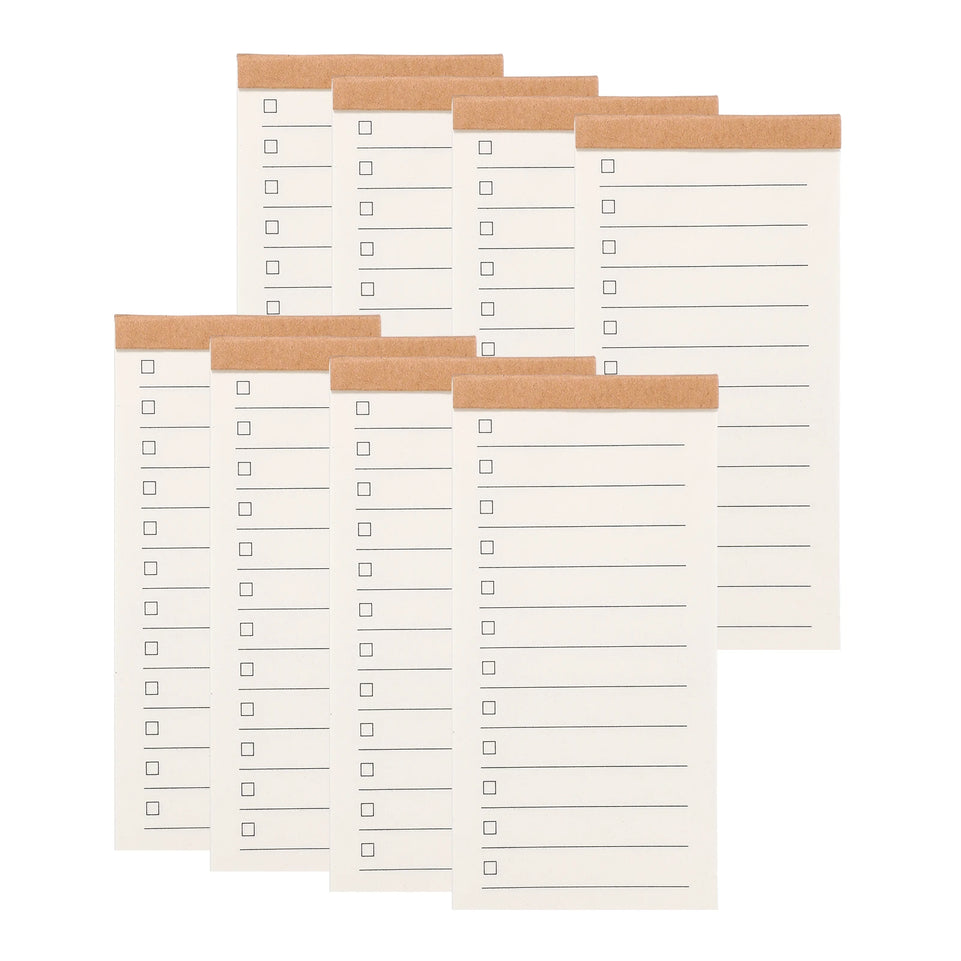 4/8Pcs Portable Field Notes Small Notepads 50Sheet Pocket Notebooks Memo Book to Do List Organizer Planner Daily for Work Office