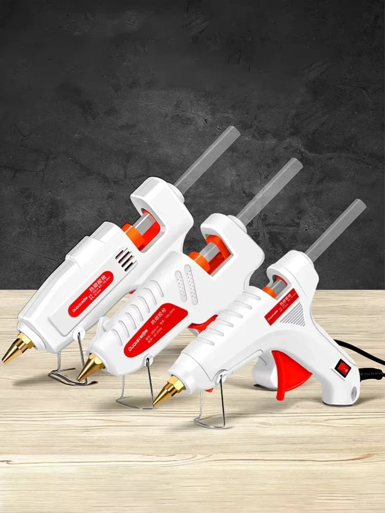 100W Hot Melt Glue Gun DIY Mini Household Industrial Guns Electric Repair Tool Use 11mm Glue US plug Ships randomly by style