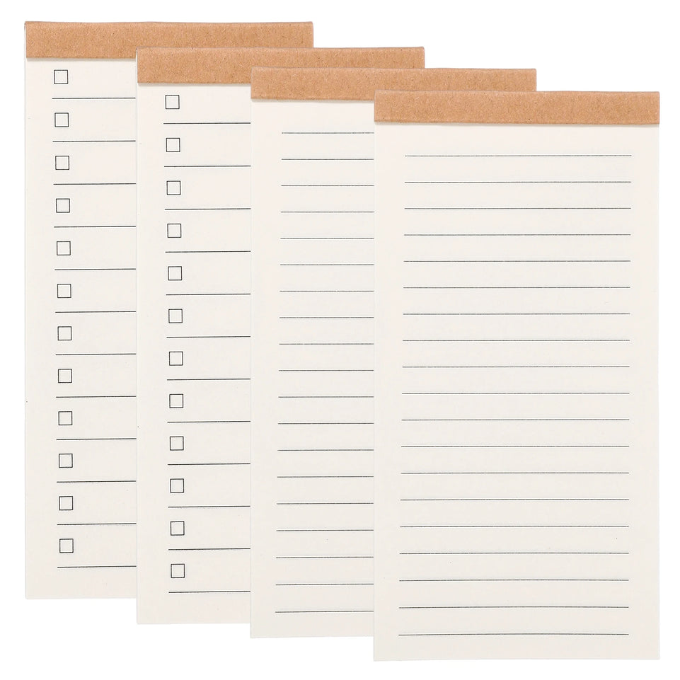 4/8Pcs Portable Field Notes Small Notepads 50Sheet Pocket Notebooks Memo Book to Do List Organizer Planner Daily for Work Office