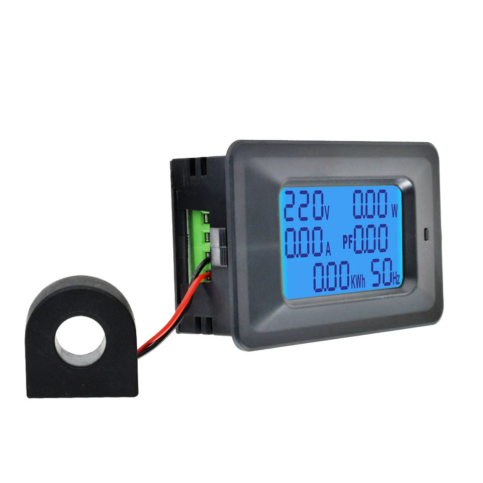100A AC110-250V Digital LED Display Voltmeter Ammeter Wattmeter Power Energy Meter 220V Volt Wattmeter Tester Detector