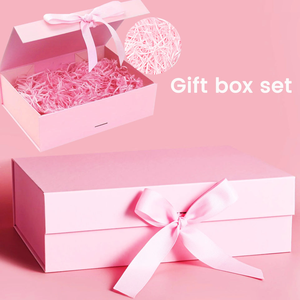 Pink Magnetic Gift Box, Luxury Gift Box, Gift Wrapping Box For Birthday Holiday Party Christmas Halloween Anniversary