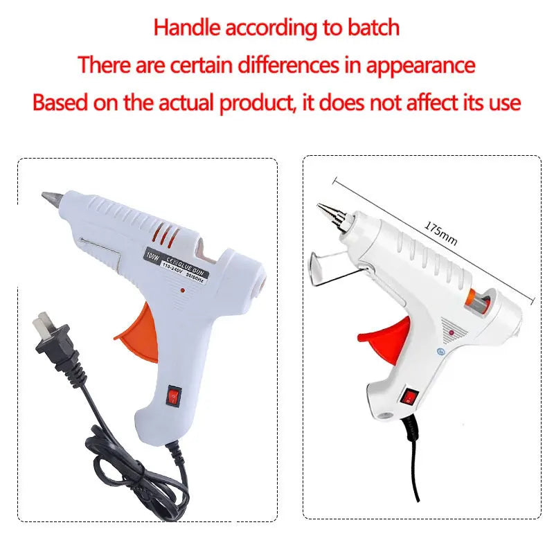 100W Hot Melt Glue Gun DIY Mini Household Industrial Guns Electric Repair Tool Use 11mm Glue US plug Ships randomly by style
