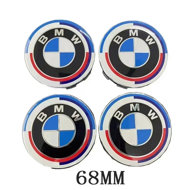4Pcs 68/56mm Car Wheel Center Hub Cap Caps Emblem Logo For BMW X1 X3 X5 E90 E46 E60 F10 F30 F20 G20 E39 E92 G30 E87 E36 F11