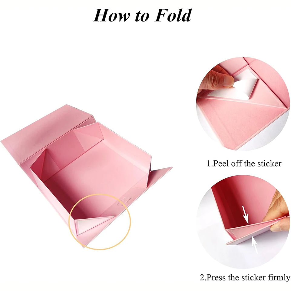 Pink Magnetic Gift Box, Luxury Gift Box, Gift Wrapping Box For Birthday Holiday Party Christmas Halloween Anniversary