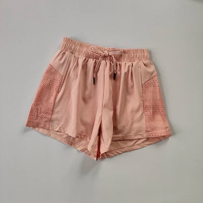Women's Summer Sports Fitness Short Quick Dry Loose Anti Glare with Pocket Style New Pants