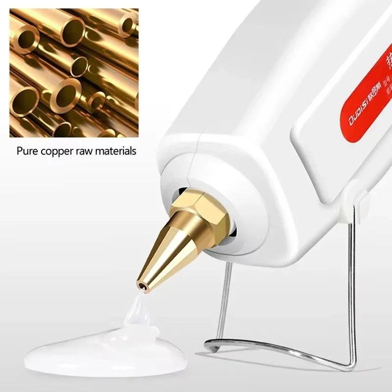 100W Hot Melt Glue Gun DIY Mini Household Industrial Guns Electric Repair Tool Use 11mm Glue US plug Ships randomly by style
