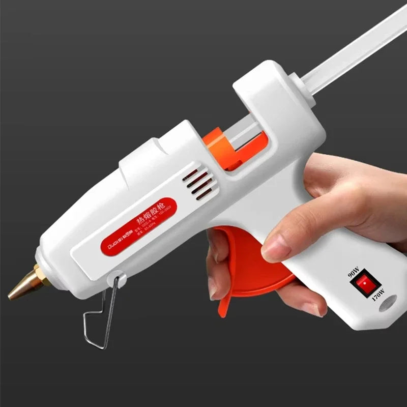100W Hot Melt Glue Gun DIY Mini Household Industrial Guns Electric Repair Tool Use 11mm Glue US plug Ships randomly by style