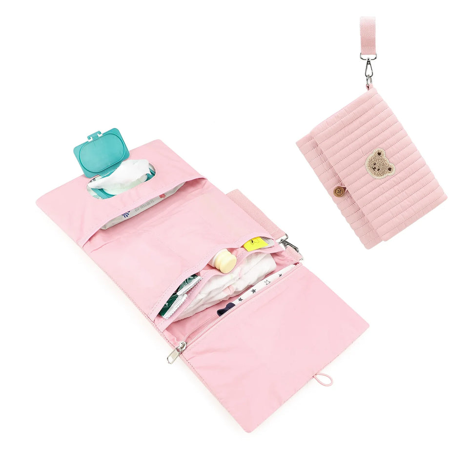 New Diaper Storage Bags Portable Cute Hanging Type Multi-functional Packing and Organizing Diaper Bag for Mother and Baby Travel