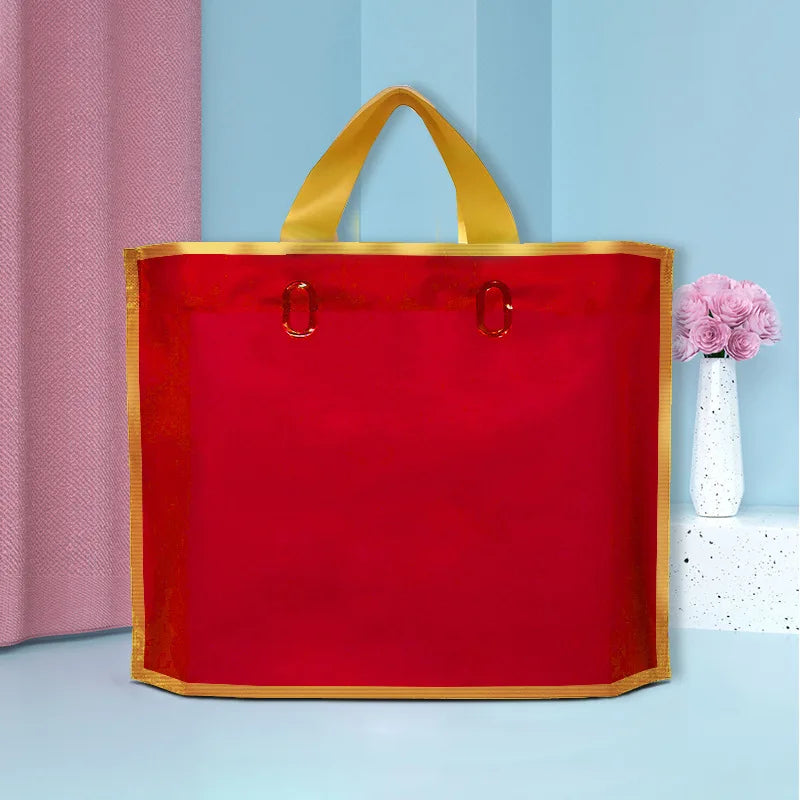 50pcs custom logo frosted shopping bags plastic gift bags clothing packaging bag design Personalized Logo Print merchandise bags