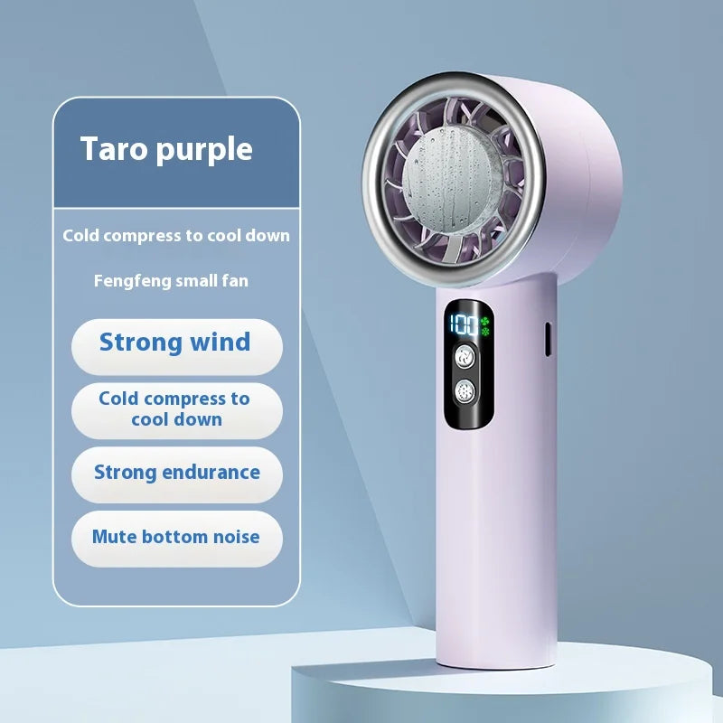 Desk Fan Table Cooling Fan 5-Speed Settings 1200mAh Personal Cooler For Women Men Home Bedroom Beach Camping Outdoor Travel