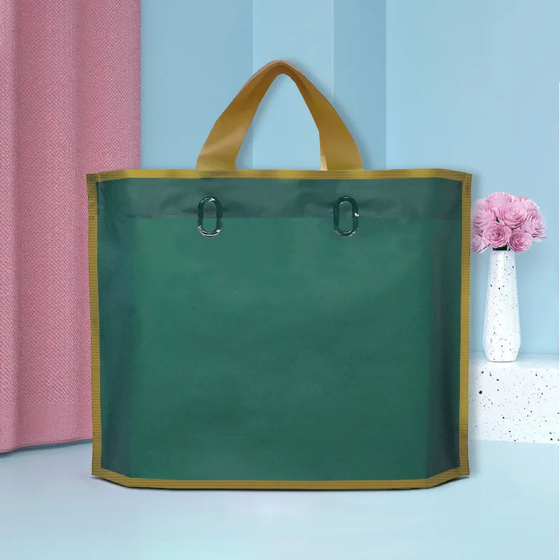 50pcs custom logo frosted shopping bags plastic gift bags clothing packaging bag design Personalized Logo Print merchandise bags