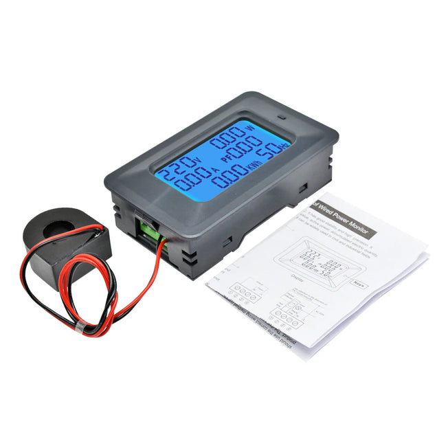 100A AC110-250V Digital LED Display Voltmeter Ammeter Wattmeter Power Energy Meter 220V Volt Wattmeter Tester Detector