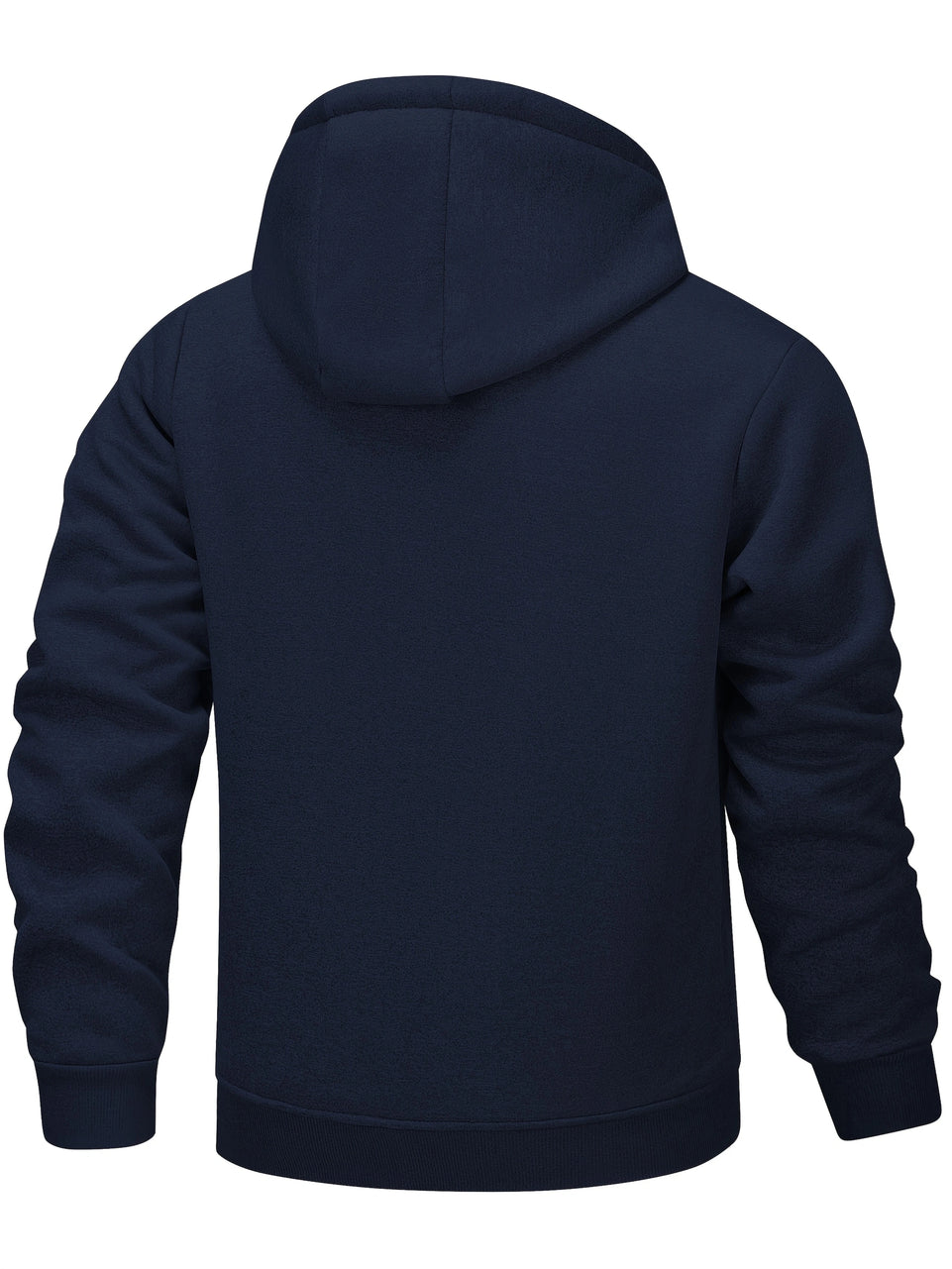 Winter Lambswool Zipper Hoodies Thicken Warm Jackets Long Sleeve Sweatshirts Casual Sports Fleece Black Coats Hooded Men Coat To