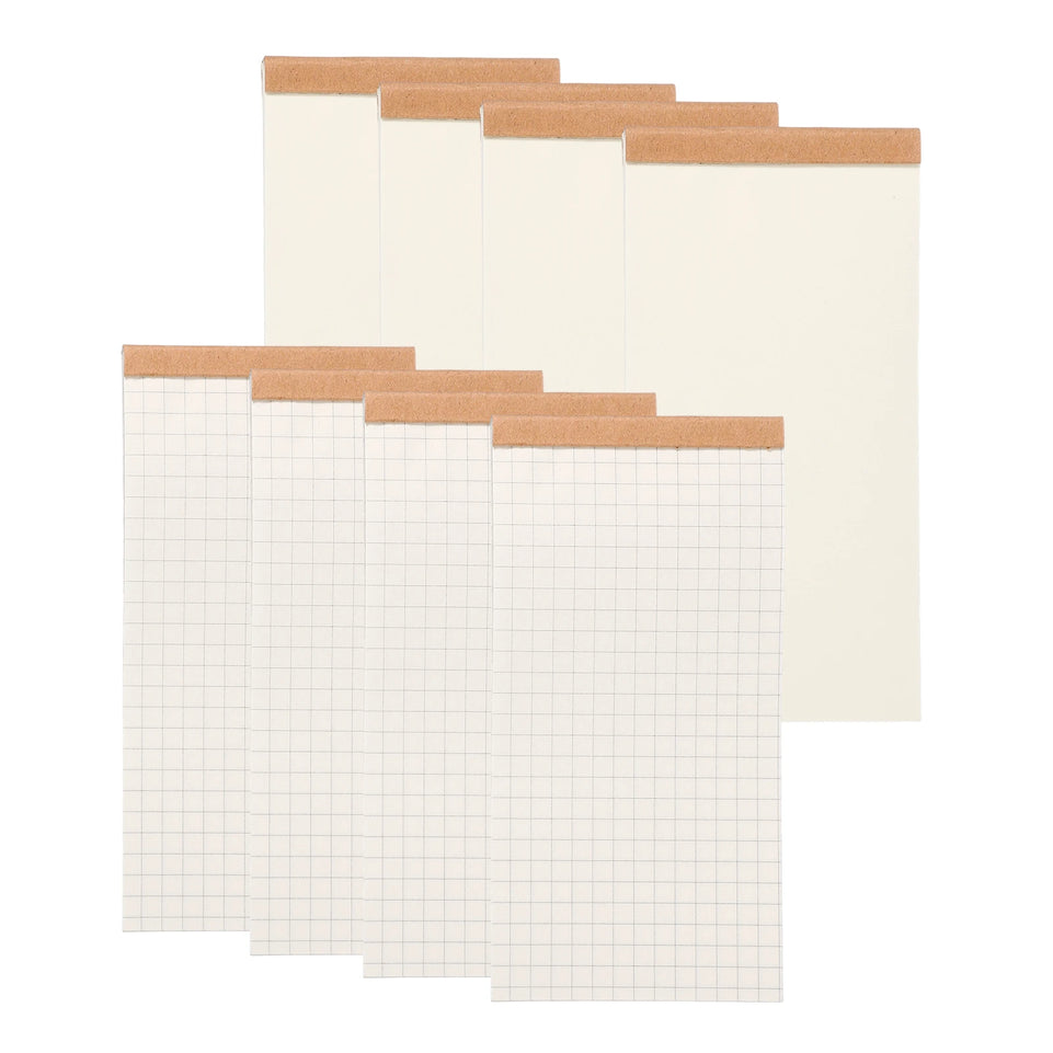 4/8Pcs Portable Field Notes Small Notepads 50Sheet Pocket Notebooks Memo Book to Do List Organizer Planner Daily for Work Office