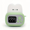 1pc Time toaster night light  High appearance level Bedside light cute sleeping light cartoon mini alarm clock