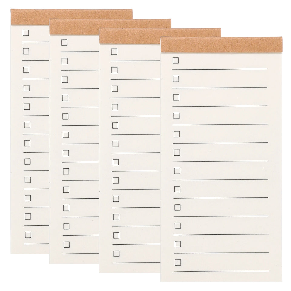 4/8Pcs Portable Field Notes Small Notepads 50Sheet Pocket Notebooks Memo Book to Do List Organizer Planner Daily for Work Office