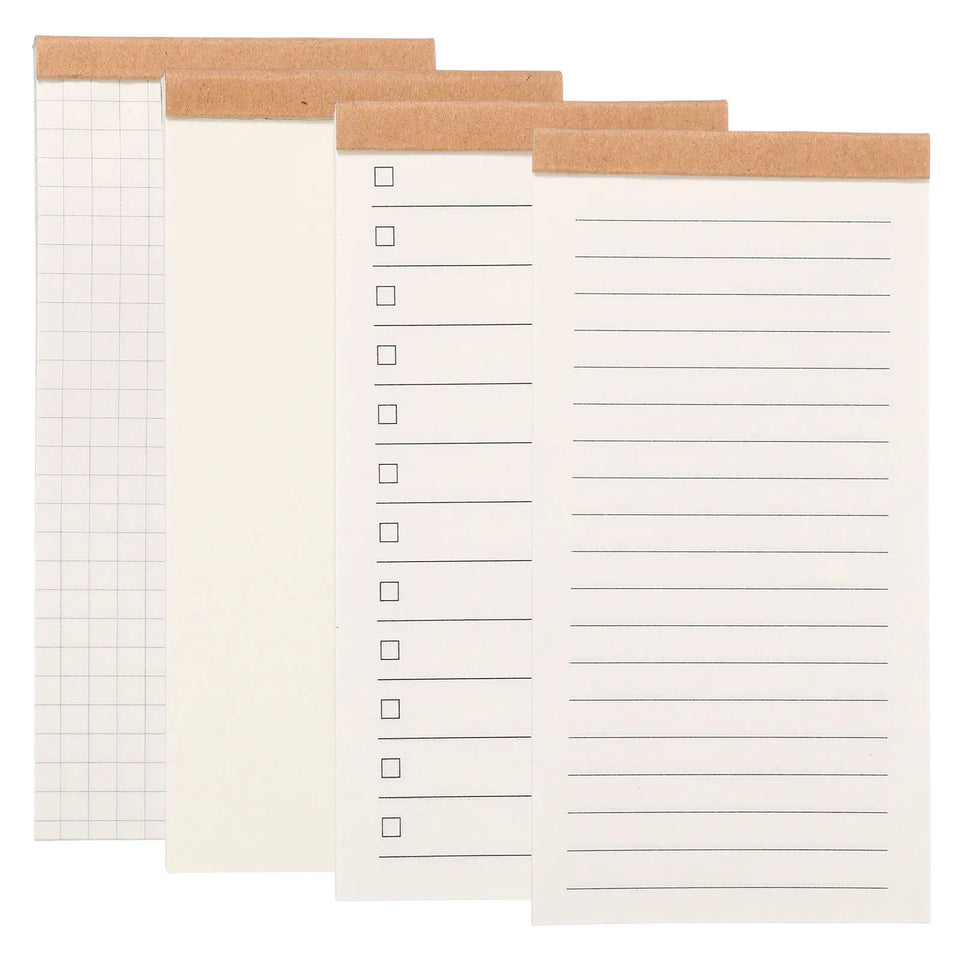4/8Pcs Portable Field Notes Small Notepads 50Sheet Pocket Notebooks Memo Book to Do List Organizer Planner Daily for Work Office