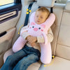 Car Cute Cartoon Pillow Car Mounted Child Sleeping Pillow Car Removable Comfortable Breathable Headrest Lumbar Support