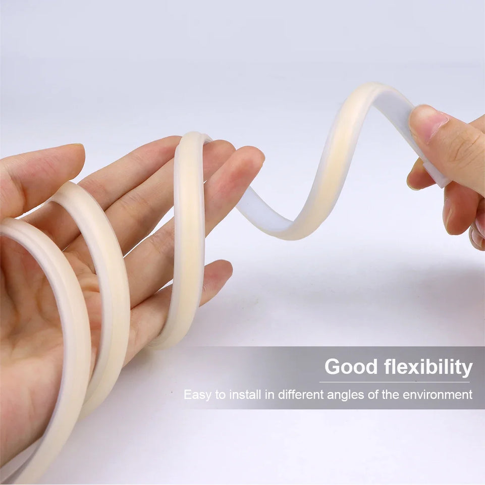 Waterproof Outdoor COB LED Strip Light 220V 110V EU US 288LEDs/M High Bright For Home Garden Billboard Swimming Pool Villa Decor