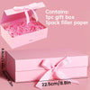 Pink Magnetic Gift Box, Luxury Gift Box, Gift Wrapping Box For Birthday Holiday Party Christmas Halloween Anniversary