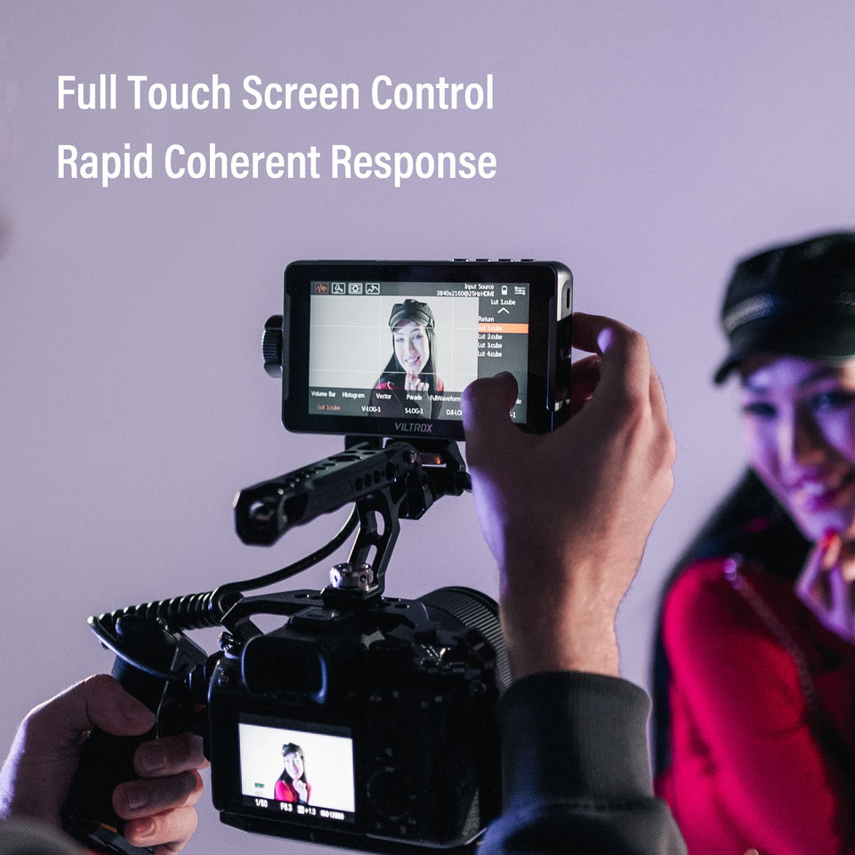 VILTROX DC-550 Pro 5.5 Inch Profissional Camera Monitor 4K 30Hz Touch Screen Field 3D LUT Director Studio Monitor 1920x1080