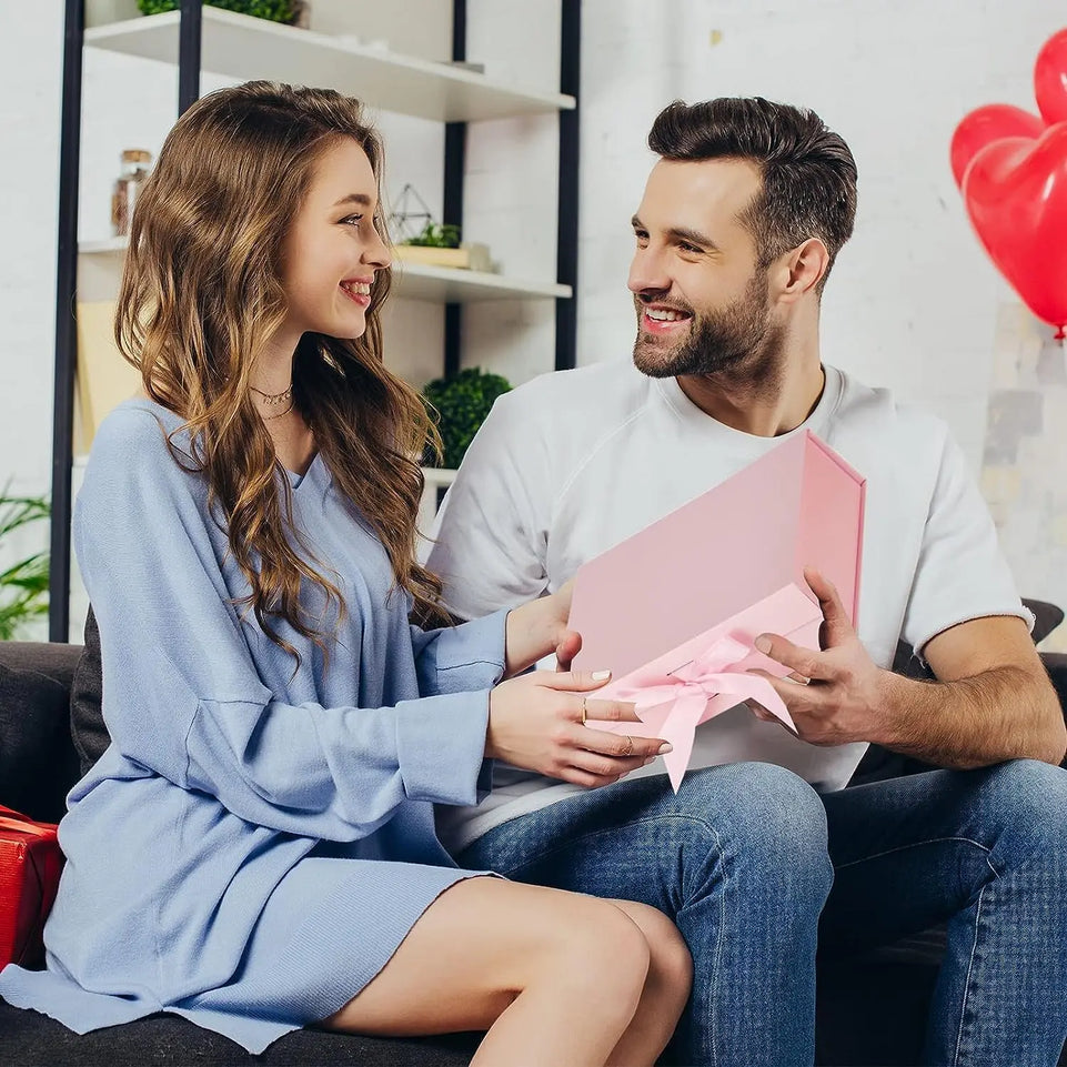 Pink Magnetic Gift Box, Luxury Gift Box, Gift Wrapping Box For Birthday Holiday Party Christmas Halloween Anniversary