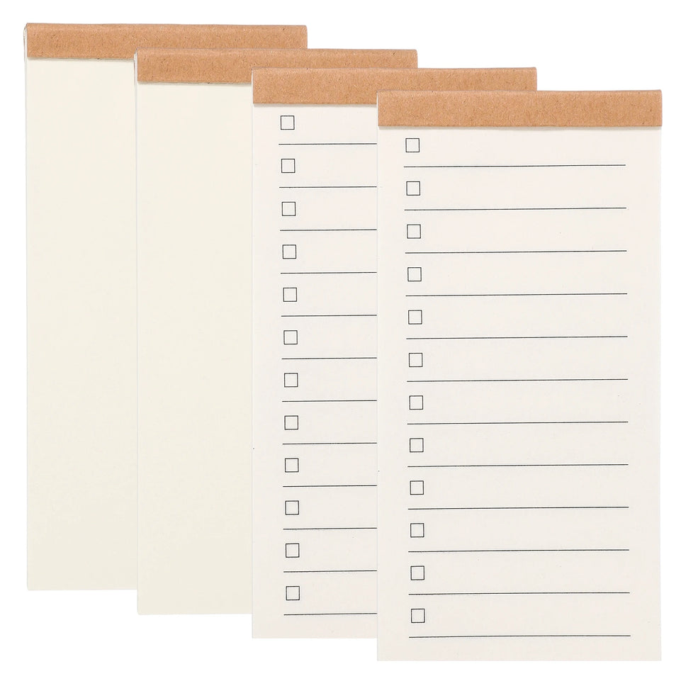 4/8Pcs Portable Field Notes Small Notepads 50Sheet Pocket Notebooks Memo Book to Do List Organizer Planner Daily for Work Office