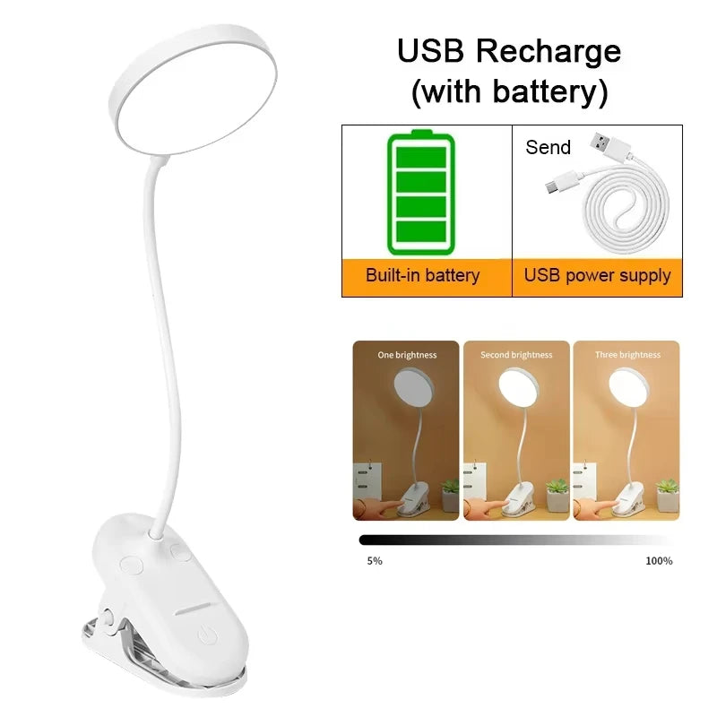 LED Desk Lamp with Powered Adjustable Arm,360° Rotating Light,Reading,Nail Art,Selfie,Home Office,Modern Table Lamp w/Lacquered