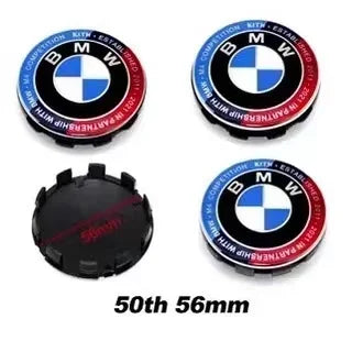 4Pcs 68/56mm Car Wheel Center Hub Cap Caps Emblem Logo For BMW X1 X3 X5 E90 E46 E60 F10 F30 F20 G20 E39 E92 G30 E87 E36 F11