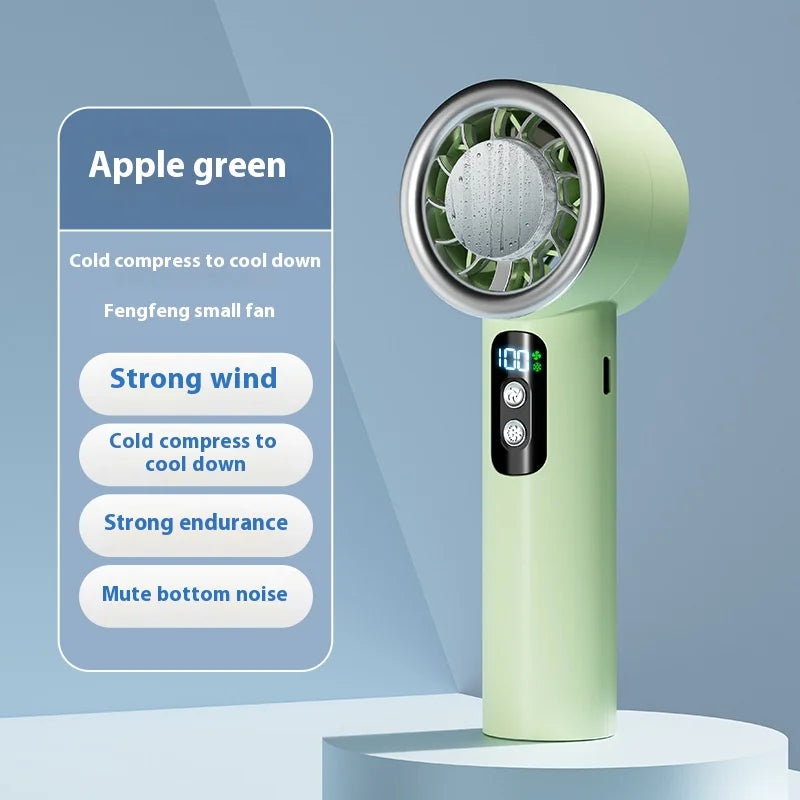 Desk Fan Table Cooling Fan 5-Speed Settings 1200mAh Personal Cooler For Women Men Home Bedroom Beach Camping Outdoor Travel