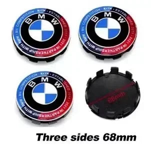4Pcs 68/56mm Car Wheel Center Hub Cap Caps Emblem Logo For BMW X1 X3 X5 E90 E46 E60 F10 F30 F20 G20 E39 E92 G30 E87 E36 F11