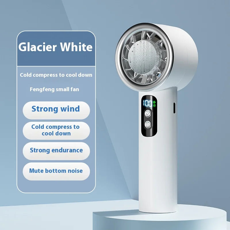 Desk Fan Table Cooling Fan 5-Speed Settings 1200mAh Personal Cooler For Women Men Home Bedroom Beach Camping Outdoor Travel
