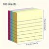 100/200sheets Colorful Sticky Notes School Stationery Student Scribed Sticky Notes Index Tabs Office Supply Sticky Notes