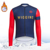 Winter Long Sleeves Cycling Jersey Winter Thermal Fleece Cycling Clothing Man's Bike Jersey MTB Road Bike Jacket Bicycle Shirt