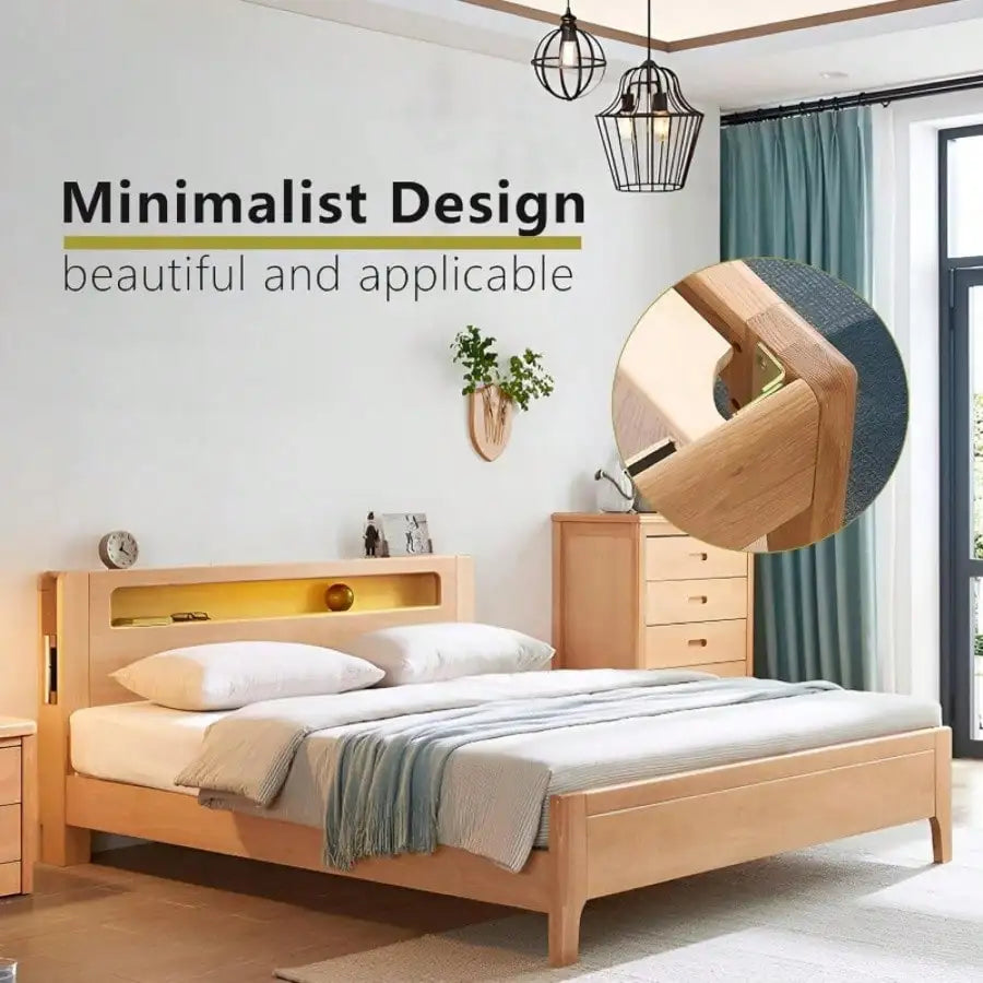 4 Sets Heavy Duty Bed Rail Brackets Non-Mortise Bed Frame Hardware Bed Rail Fittings Wooden Furniture Hinge Fixing Connectors